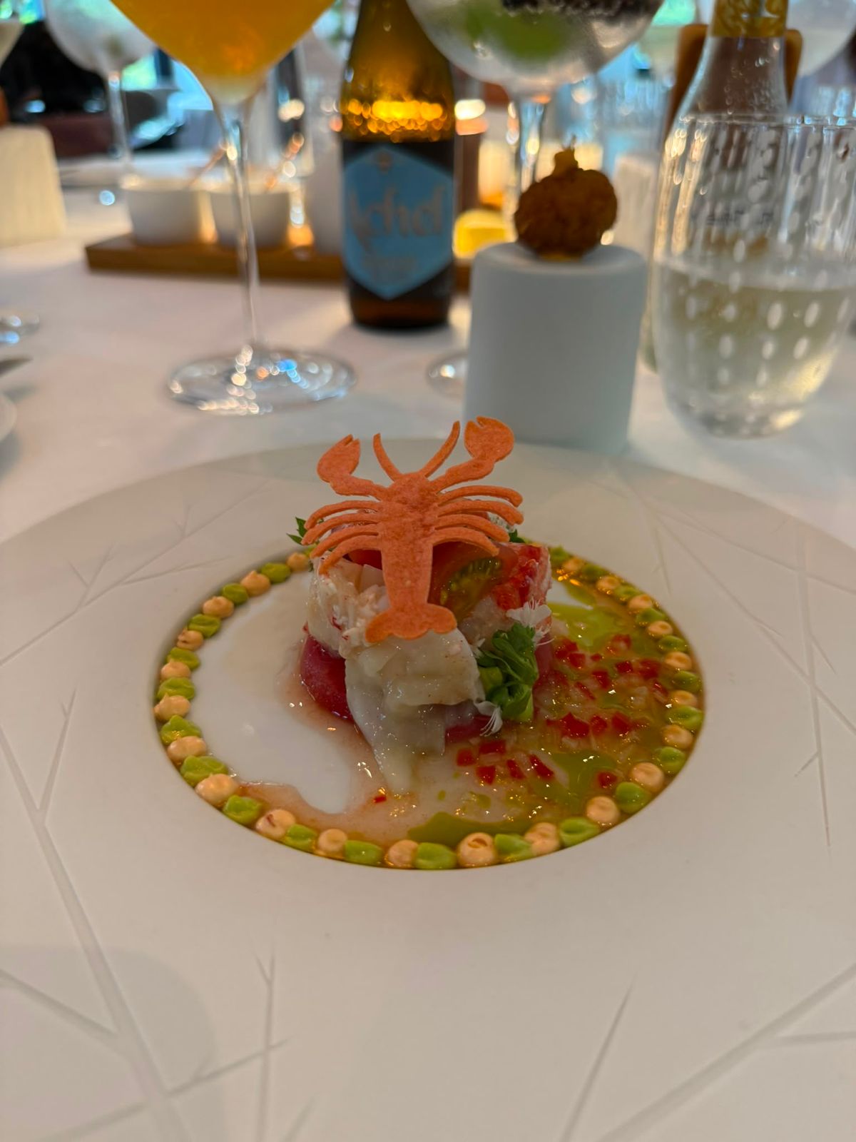 Gerecht uit het menu tijdens de opnames van Met Vier in Bed